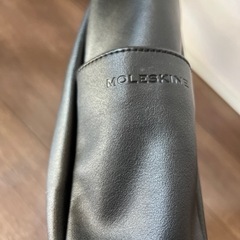モレスキン　トートバッグ　黒　革の画像