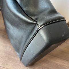 モレスキン　トートバッグ　黒　革の画像