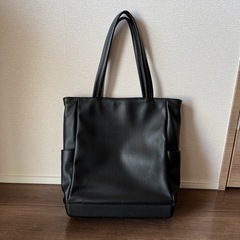 モレスキン　トートバッグ　黒　革
