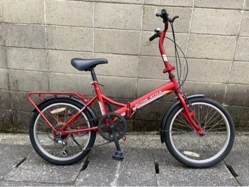 【折りたたみ自転車】20インチ　6段変速付　状態良い　若林自転車　膳所店　SALE❗️