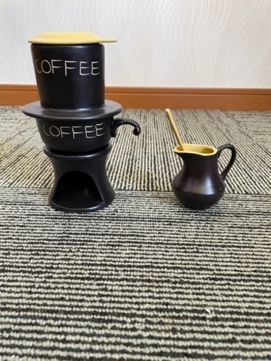ベトナム雑貨② バッチャン コーヒーセット(黄)
