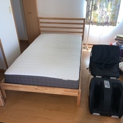 （決まりました）IKEA HÖVÅG ホーヴォーグマットレス+フ...