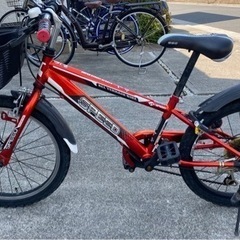 子供用自転車　赤　20インチ　サイクルベースあさひ