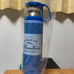 【新品】コップ付きステンレスボトル