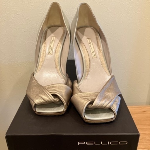 pellico ペリーコ　オープントゥハイヒール　24.5cm