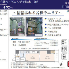 東京メトロ千代田線 「千駄木」駅 徒歩 2 分  ～情緒溢れる谷...