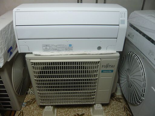 ②【取付込価格】２０20年富士通ノクリア６畳用、ガス１か月保障