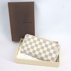 【中古ランクA】LOUIS VITTON アズール　ジッピー長財...