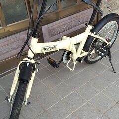 シマノ製20インチ折りたたみ自転車の画像