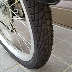 シマノ製20インチ折りたたみ自転車の画像