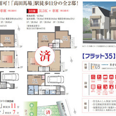 JR山手線利用可！「高田馬場」駅徒歩11分  新築分譲住宅  3LDK + 車庫（軽自動車） - 新宿区