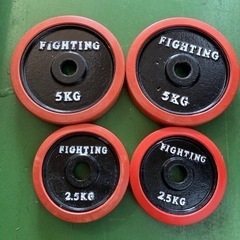 ● ダンベルのウェイト、プレート4枚セット