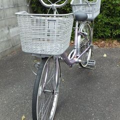 ブリジストン　24インチ婦人用自転車（ピンク）