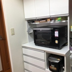 ☆相談中【保証3年半付！！！】ニトリ　食器棚　レジューム　
