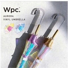 🌈Wpc　雨傘 ビニール傘 傘 オーロラ　1本のみ