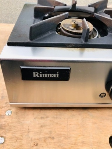 ☆中古品 Rinnai リンナイ 2口ガスコンロ ガステーブル 都市ガス 2018年 業務用 厨房☆