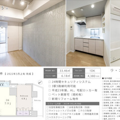 新規リノベーション物件　副都心線　東新宿駅　徒歩８分　