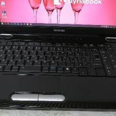 無料でSSD変更可能☆お得セール★ブラック 光沢★ サポート充実! 初心者安心! 東芝 TOSHIBA Win10 Office Photoshop ノート パソコンの画像