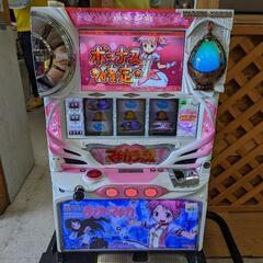 商談中パチスロ実機 魔法少女まどか☆マギカ 初代 コイン不要機 家庭用電源 スロット ID：126-011110-105