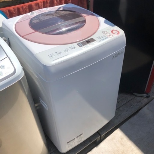 神奈川県 東京都 格安配達 SHARP ES-GV80R-P 8.0kg