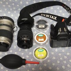 （受渡予定者と連絡取れず再出品）中古動作します ペンタックスKm レンズ2本他セットでの画像