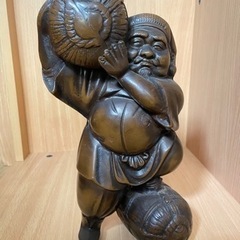 銅器　置き物　大黒様の画像