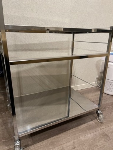 【美品】ステンレスキッチンワゴン