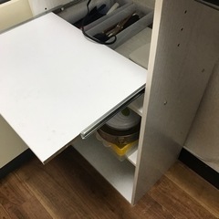 【受渡し予定者が決まりました】3つセット　カラーボックス Nカラボ 3段(ホワイトウォッシュ)の画像