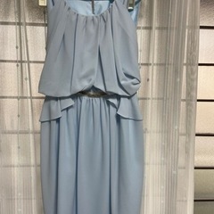 【結婚式などに】水色のドレス【無料】