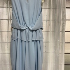 【結婚式などに】水色のドレス【無料】の画像
