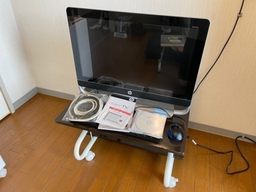 【価格更新】HP 23インチ一体型パソコン&パソコン台セット