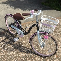 20インチ 子ども用自転車（ヘルメット付）