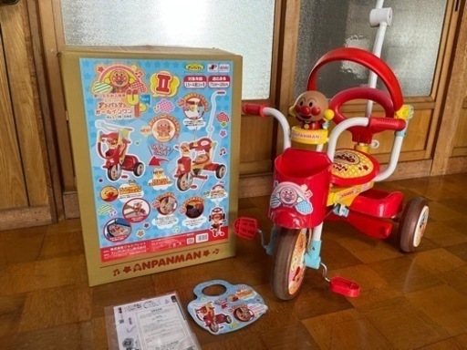 折りたたみ三輪車 アンパンマン オールインワンUP2