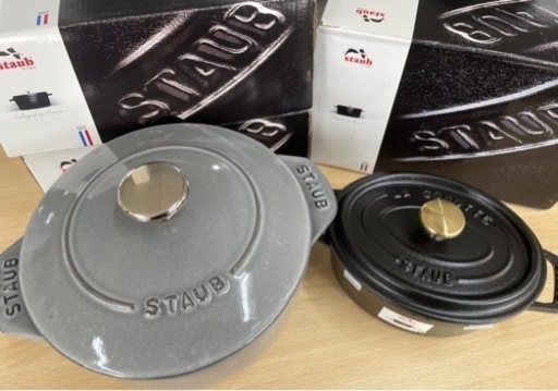 STAUB 4点セット　リサイクルショップ宮崎屋　住吉店　22.7.27 y