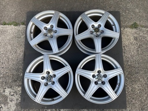 weds15インチアルミ中古4本セット！6J-15 プリウス、ウィシュ等