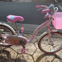 自転車18インチ　子供用　プリンセスゆめかわ