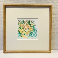 アート 山崎知子 26.5cm角 