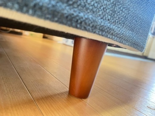 【美品】3人掛け ブルー ソファ 【元値 7万円】