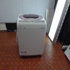 ID 015470　洗濯機　シャープ　7K　２０１８年製　ES-GV7C