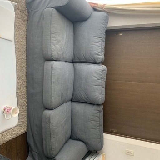 お話し中　IKEAソファー