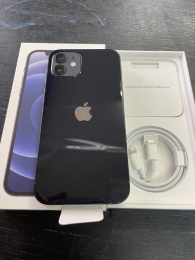 未使用 iPhone12 64GB ブラック MGHN3J/A 2022/05/28