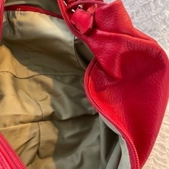 美品！ANAYI ワンショルダー　バッグ　レザー　イタリア製　赤　レッドの画像