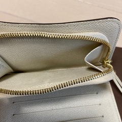 ●売約済●美品【ルイヴィトン・ポルトモネ】モノグラム・アンソリット イボワール　二つ折り財布