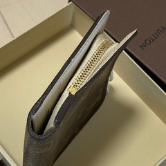 ●売約済●美品【ルイヴィトン・ポルトモネ】モノグラム・アンソリット イボワール　二つ折り財布