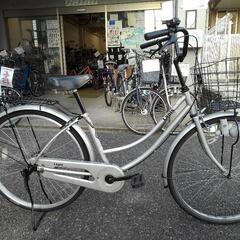 中古自転車２０５３　前後タイヤ新品！　２６インチ　ギヤなし　ダイナモライト　