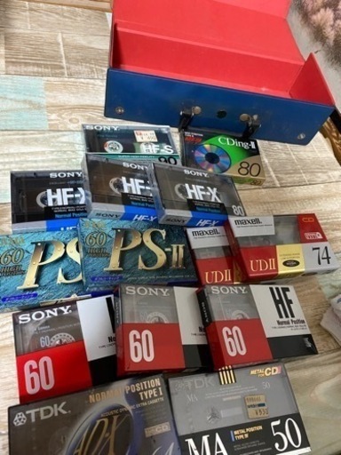 TDK、maxell、SONY カセットテープ　新品　レトロ　メタルテープ