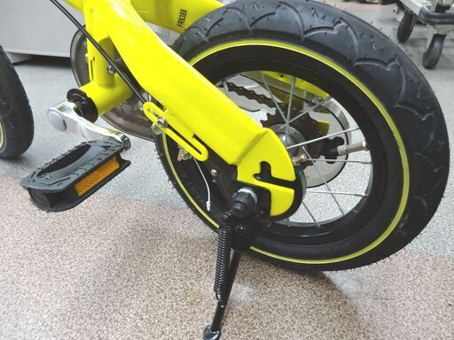 ショップ へんしんバイク 12.5インチ イエロー ペダル・スタンド付き 3
