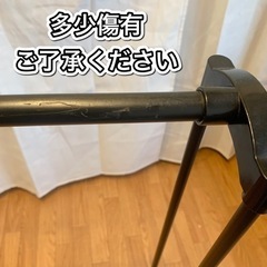 【受渡予定者有】ハンガーラック黒☺︎無料☺︎【お届け可能(近隣限定】の画像