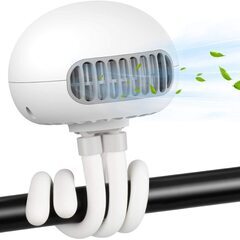 ミニ扇風機  羽なし 卓上・巻き付け・吊り下げ U S B充電式...