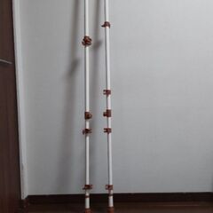 マルカン猫網戸脱走防止フェンスの突っ張り棒2本